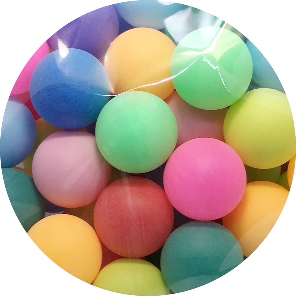 EDEN Spoon Relay/Craft/Lottery Ball ``Table Tennis Balls (Ping Pong Balls) No Logo Plain 100 Pieces'' (Not suitable for practical use)