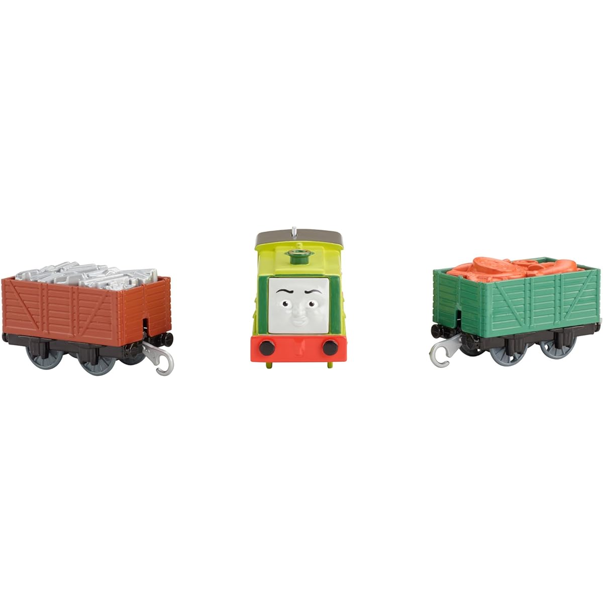 Thomas & Friends TrackMaster SCRUFF with Two Cargo Cars (CFF93) Runs on Plarail Rails [Parallel Import]