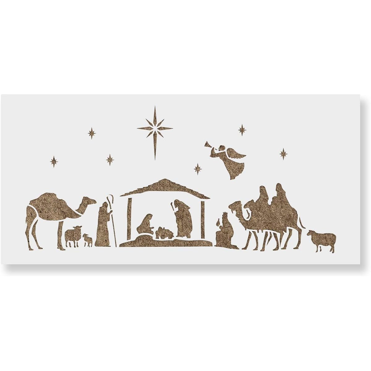 Nativity Stencils - Christmas Stencils, Jesus Stencils, Holiday Stencils, Nativity, Religious Stencils