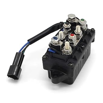 Solenoid Relay Motorcycle Starter Relay Solenoid for Yama&Ha FT25 TLR F25 F25A F45A 61A-81950-01 61A-81950-00 4 Stroke Outboard Moto Accessories