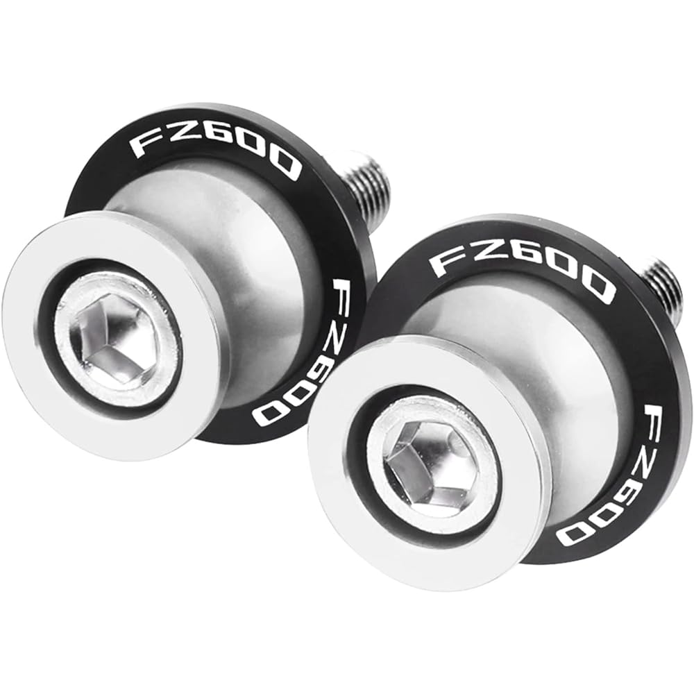 Swing Arm Spool Stand Screw Slider 6MM Motorcycle Accessories CNC Aluminum Swing Arm Spool Slider Stand Screw For YA-MA-HA FZ600 1987 1989 1988 FZS600 FZS FZ6N 600 (Color: Gold)