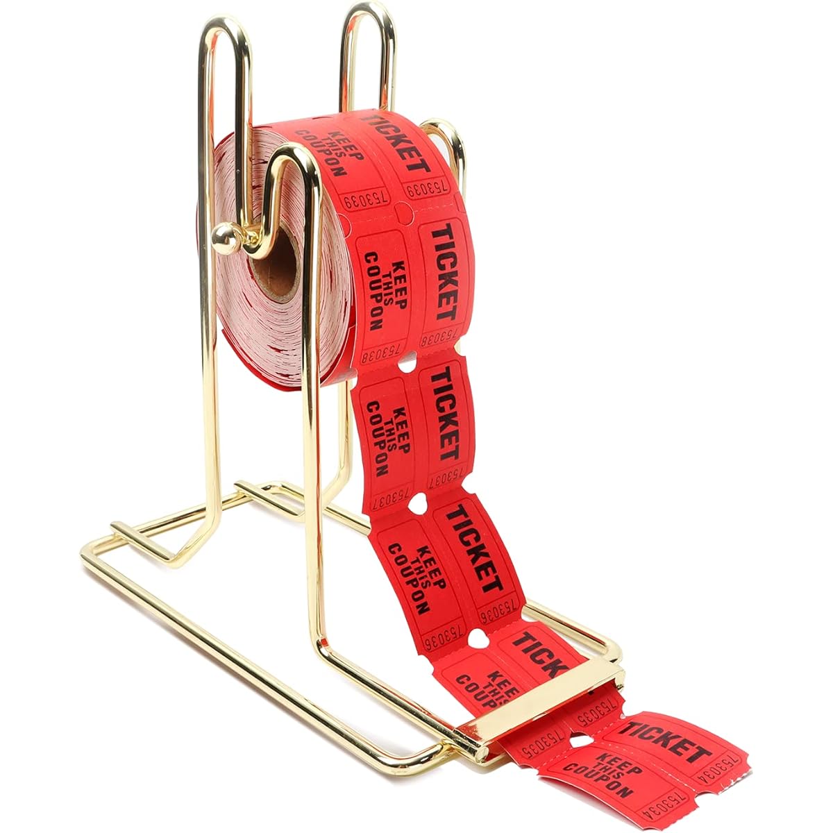 Brass Raffle Ticket Dispenser by GSE