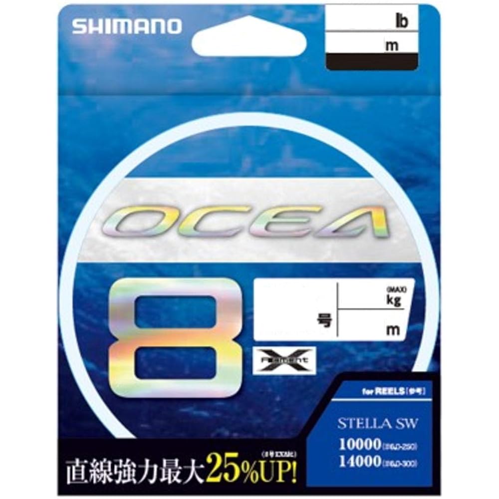 SHIMANO PE Line Osea 8 Various 200m/300m/400m/500m / No. 1.5 - No. 12 / 5 Colors / SW Navy