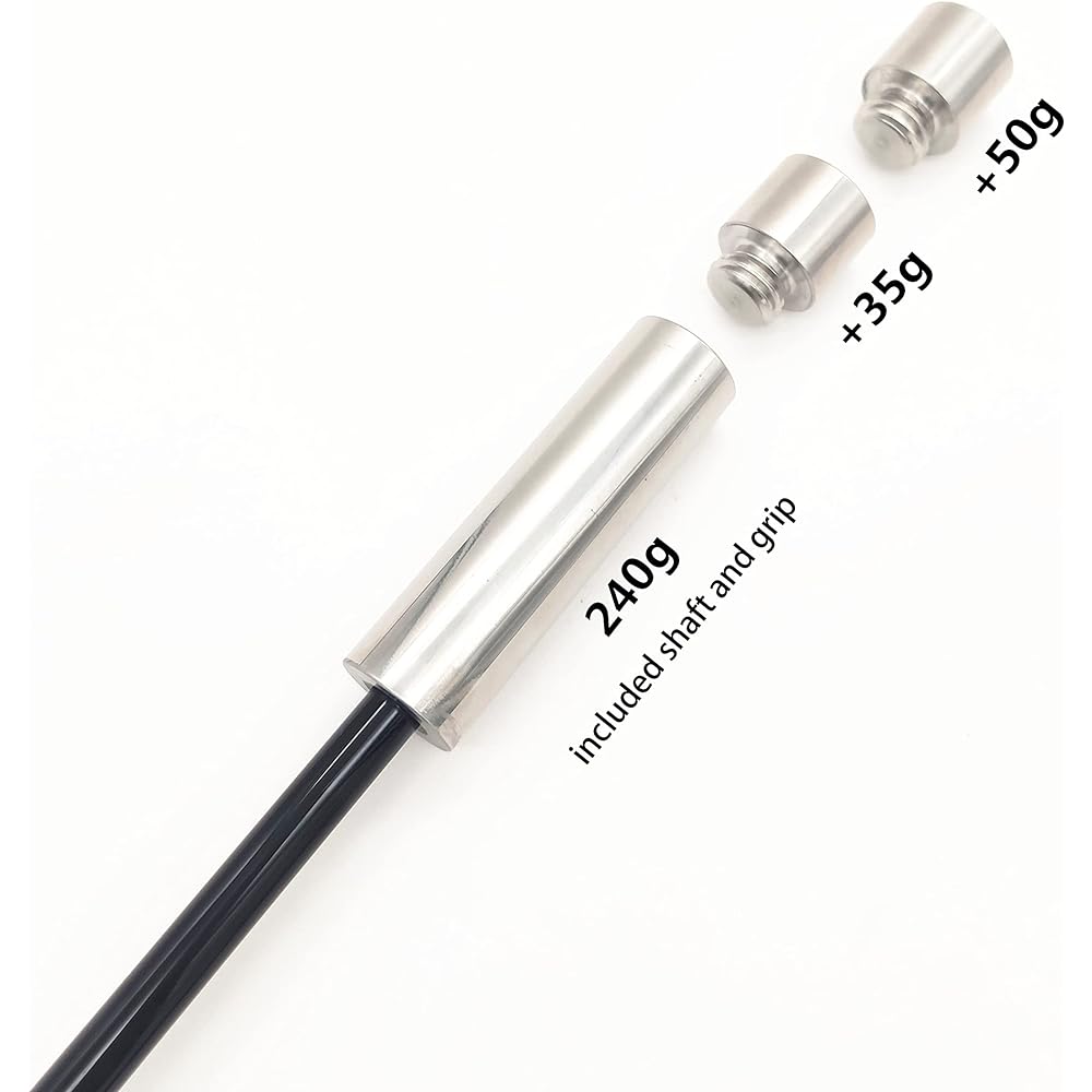 HH-GOLF Golf Swing Speed Trainer Golf Training Aid and Corrective Strengthening Golf Warm Up Stick Tempo Flexibility Training Club 3 Different Weights