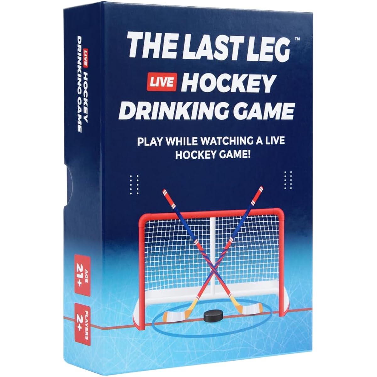 Beer Pressure The Last Leg - Hockey Drinking Game Perfect for Game Day, Tailgates, Parties, and Pre-Game