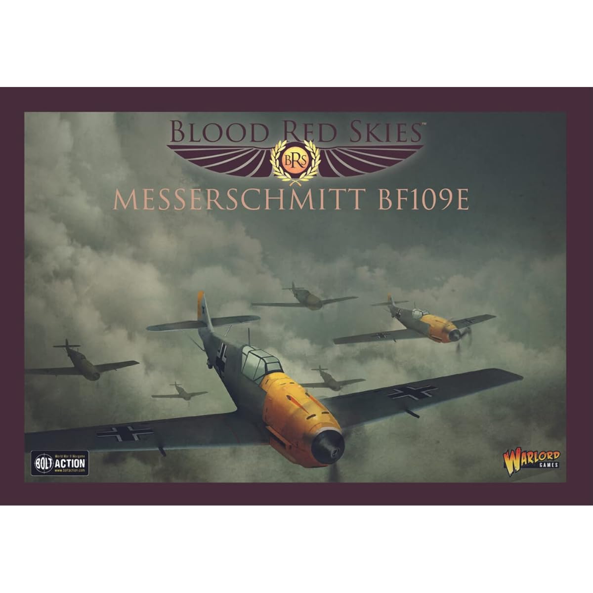 Bolt Action Warlord Games, Blood Red Skies - Messerschmitt BF 109E - Air Combat Game Miniatures