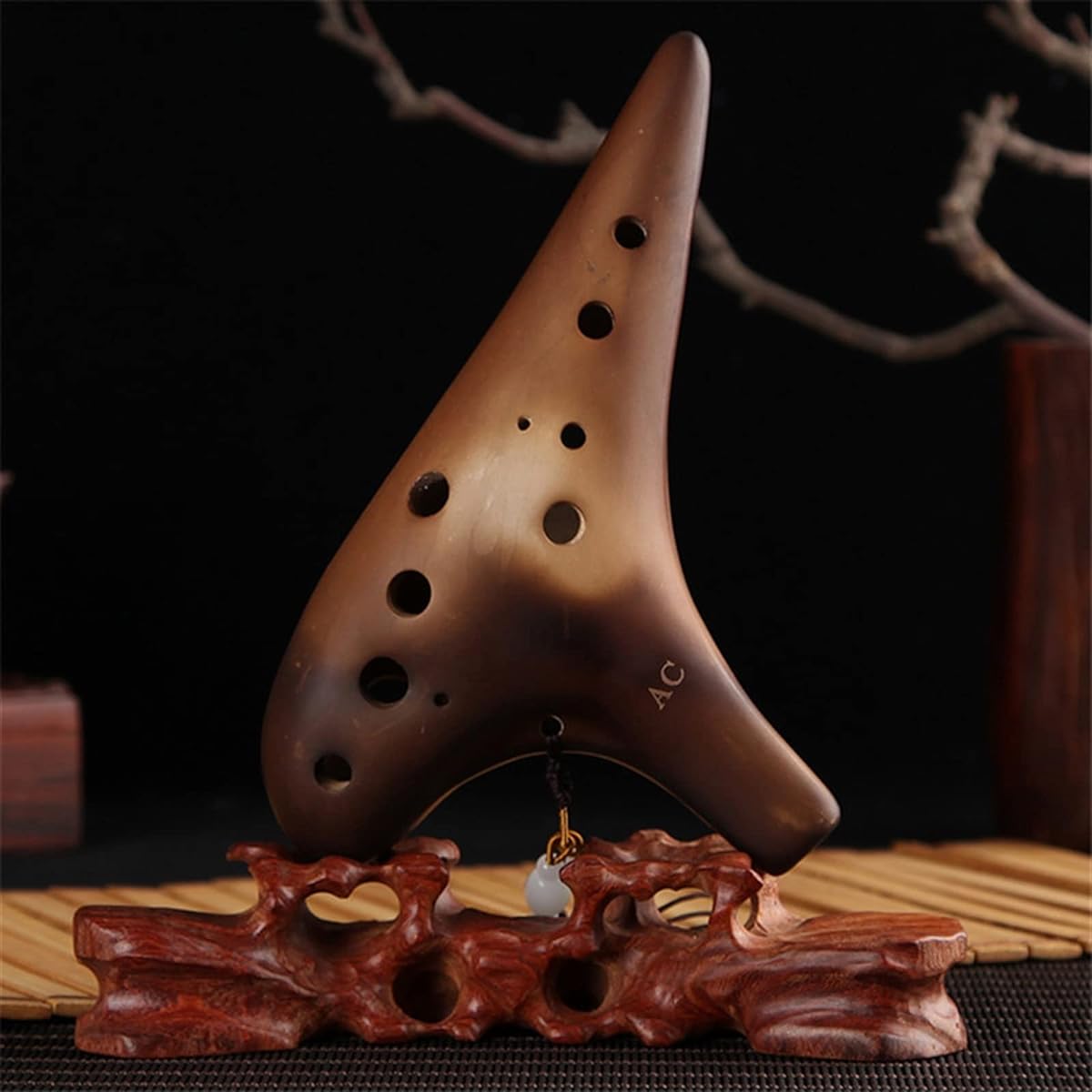 12 Hole Alto C Ocarina Good Tone Smoked Ocarina 12 Hole AC Tone Ocarina Ocarina Musical Instrument