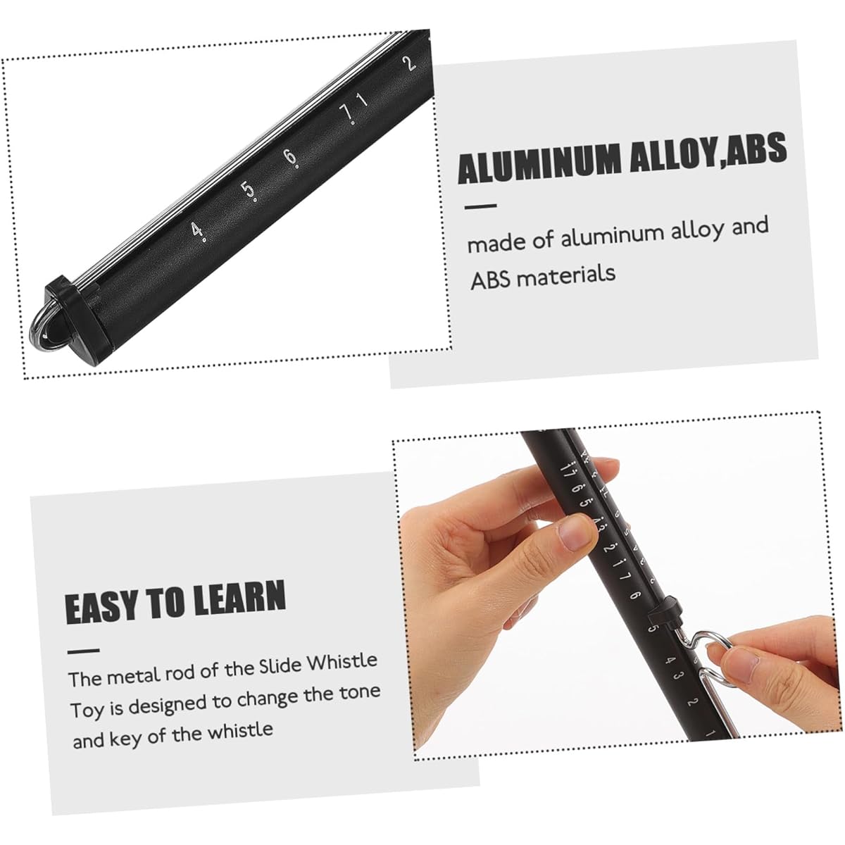 Vaguelly 5pcs Yo Flute Slide Whistle Sliding Pull Flute Whistle Sliding Slider Flute Decoration Blow Air Child Abs