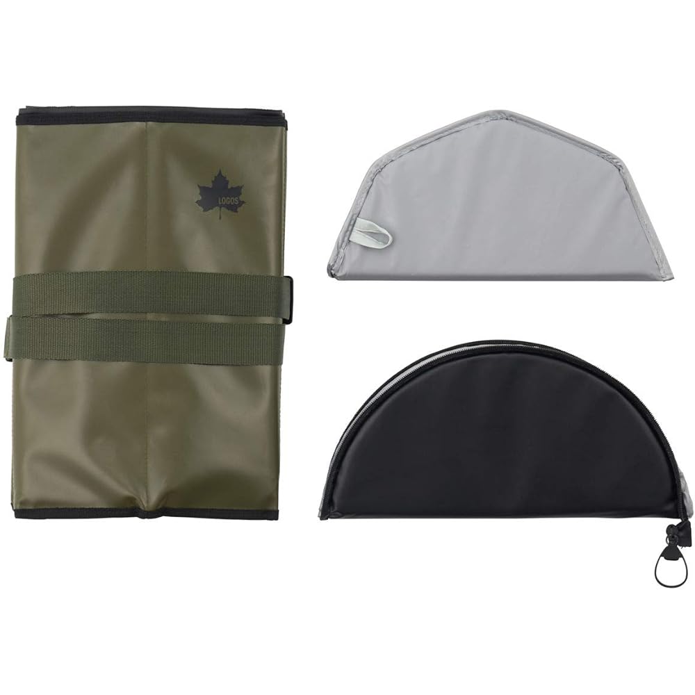 LOGOS Waterproof Foldable Earth Cooler 81670811 Khaki (Approx.) Width 35 x Depth 35 x Height 39 cm