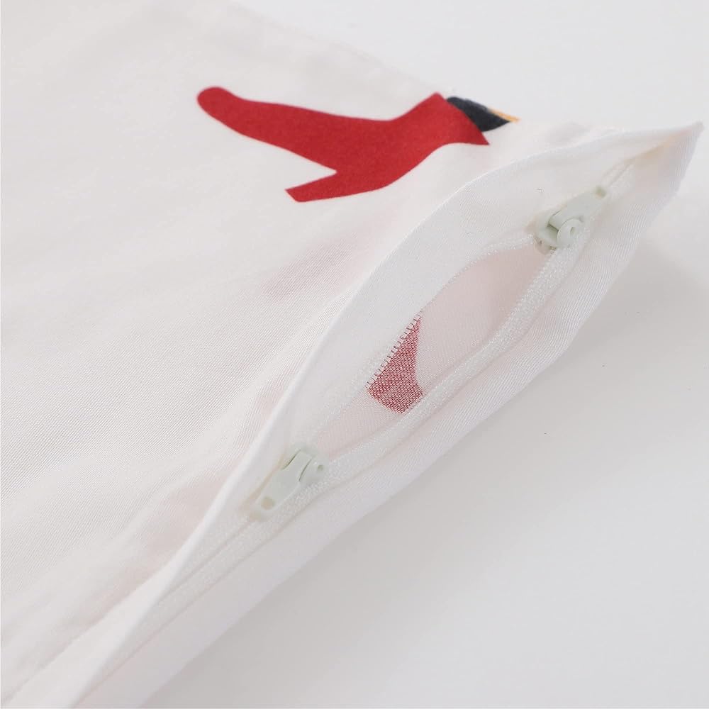 nishikawa [Nishikawa] Atsuko Matano Duvet Cover, Single, Washable, 100% Cotton, Quick Snap for Easy On and Off, Fully Opening Zipper, Smooth Satin Fabric, Chicken MT3601, Made in Japan, Pink, PI03900616