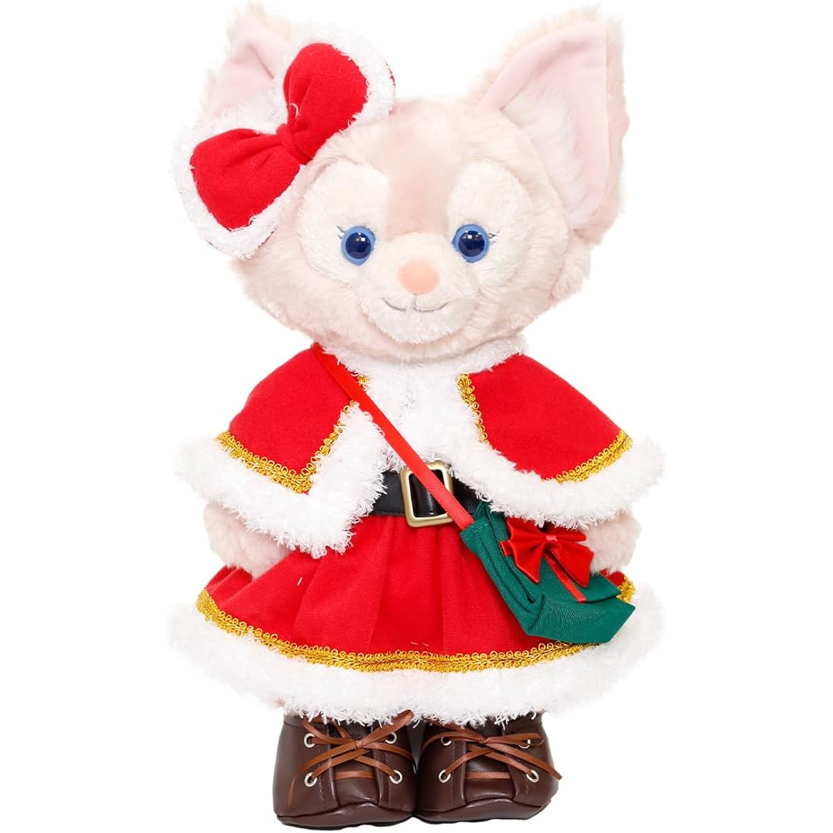 Christmas costume with cape for Linabelle, clothes only, plush toy sold separately [original, handmade], red, Santa, clothes for small plush toys, Christmas, present, gift, original design, Duffy goods
