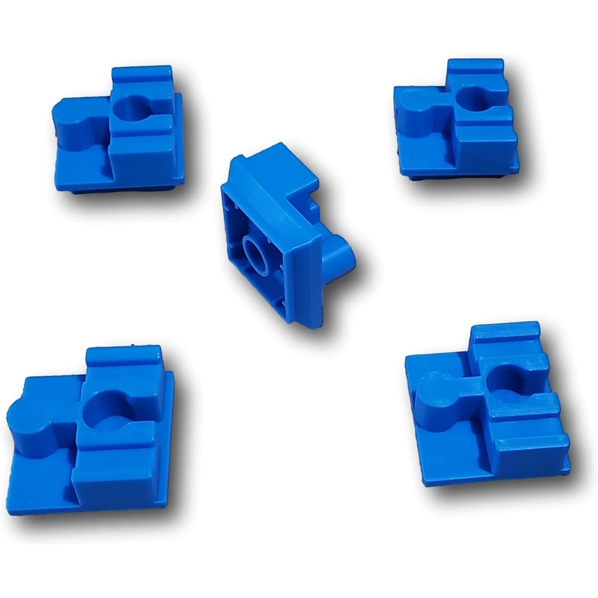 SpeedFreakCNC Duplo to Brio Compatible Wooden Train Track Adapter Set of 5