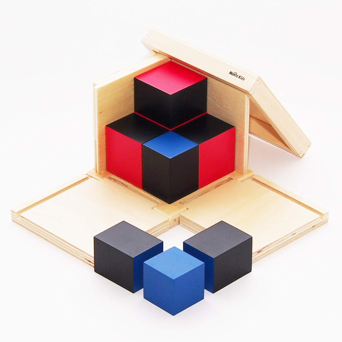 [MONTE Kids] Montessori teaching tools - Binomials - Montessori Monte Kids Educational supplies for educational purposes Learning supplies Authentic teaching materials Mathematics Montessori teaching tools - Binomials