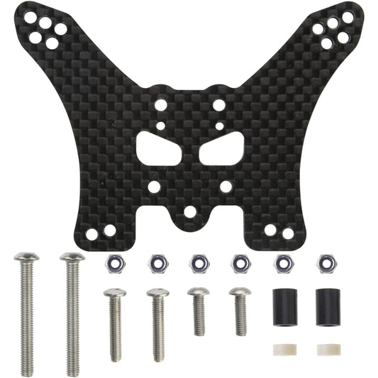 HOBOHY TT02B Carbon Rear Damper Stay Replacement Parts for Tamiya RC Buggy Car TT-02B Chassis Upgrade