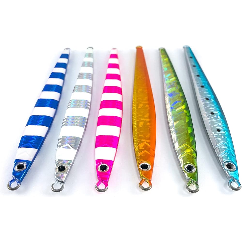 [Orld fishing gear] Heavy slow jig (long) multicolor set qb100160S