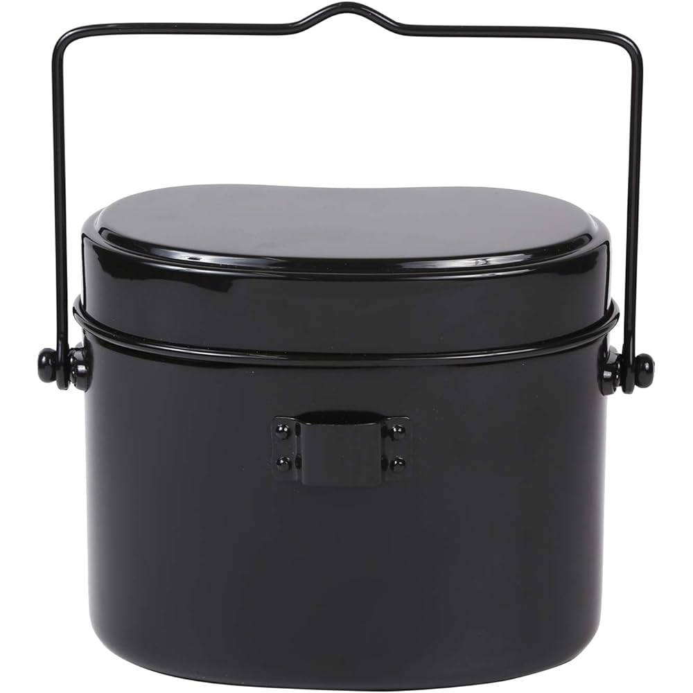 Ooi Metal Swiss-style rice cooker with handle, 4-cup cooker, outdoor, emergency use