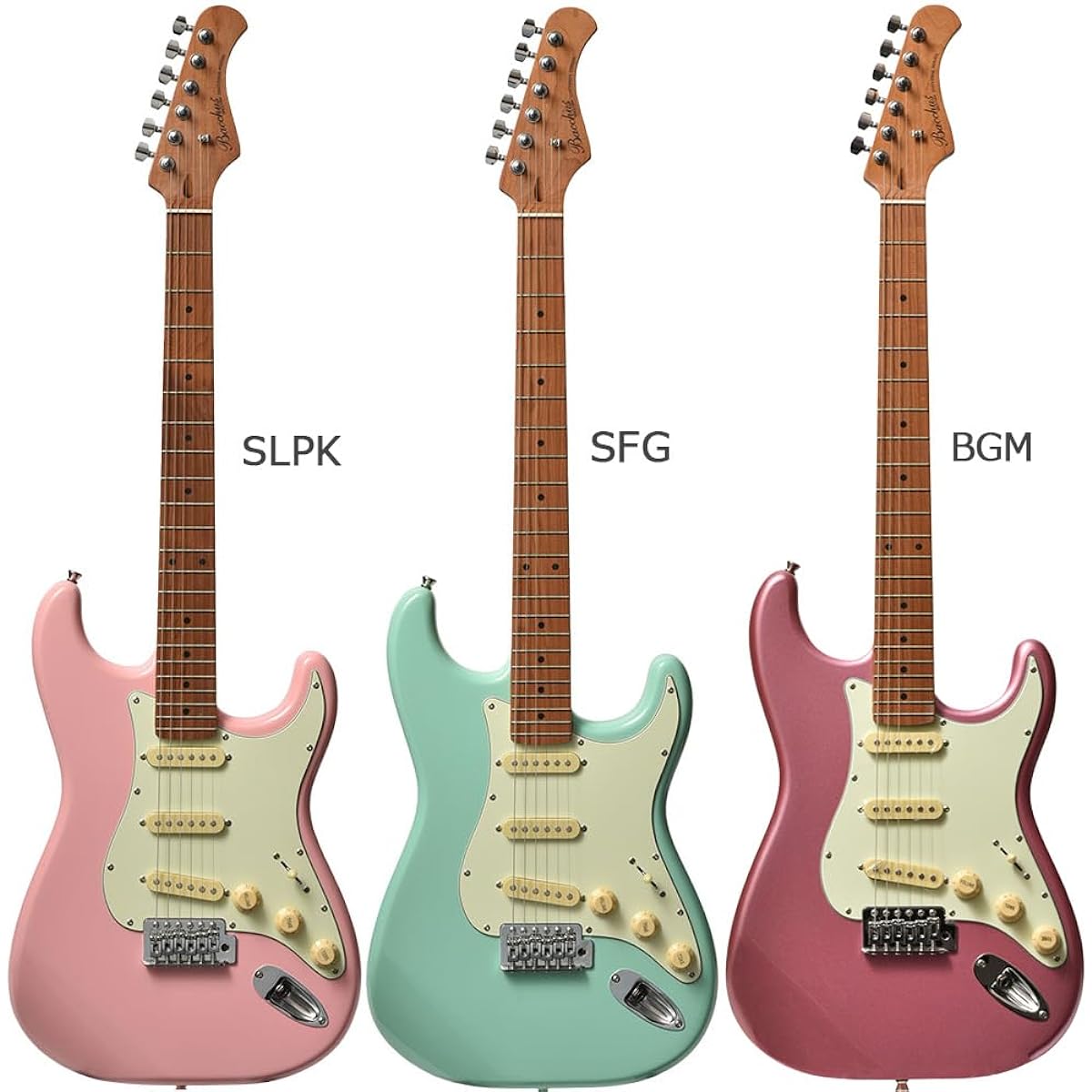 Bacchus BST-1-RSM/M Electric Guitar Beginner 14-piece Set [Includes Bluetooth Mini Amplifier] SFG Stratocaster Type Bacchus