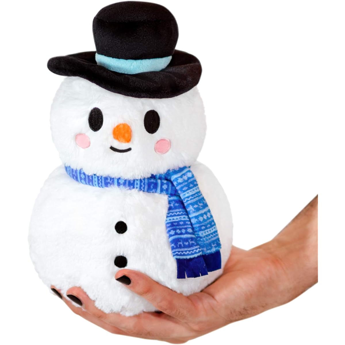 Squeezable / Mini Cute Snowman 7 Inch Plush Toy