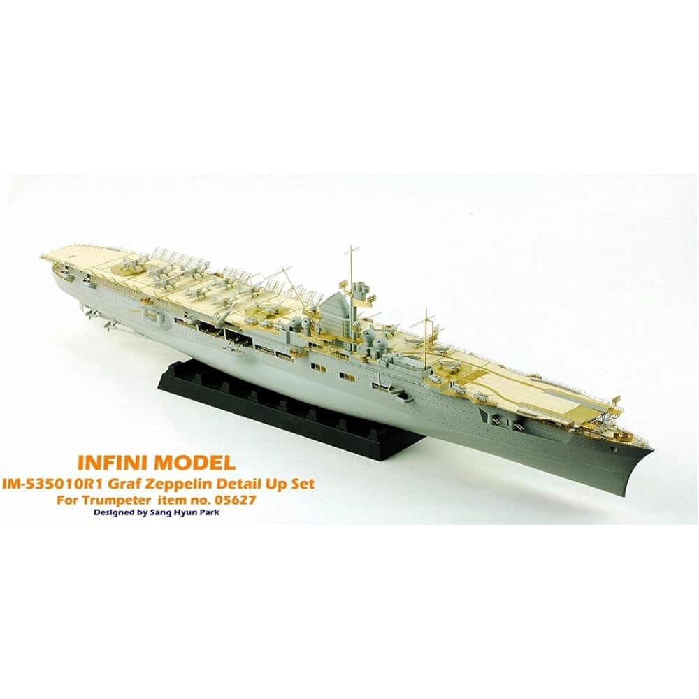 Infini Model 1/350 IM Series German Navy Aircraft Carrier Graf Zeppelin/TR Ship Detail Up Set Plastic Model Parts IM53510