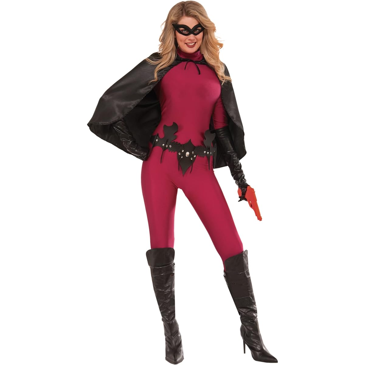 [Forum Novelties] Black Cape Halloween Christmas One-Size