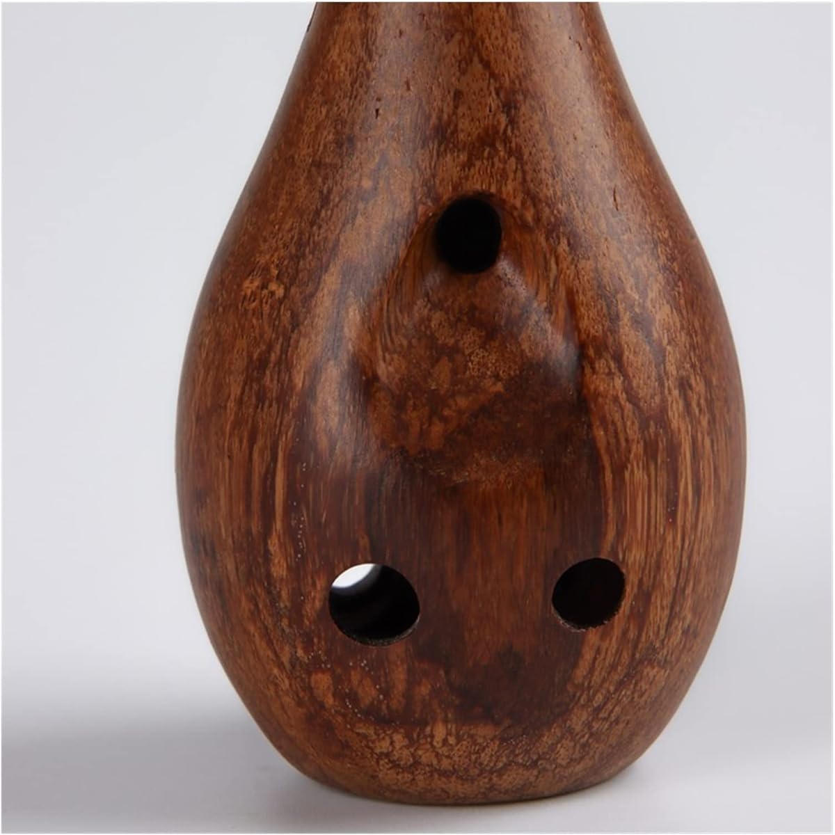 Holes AC Wooden Ocarina 6 Holes Alto C Tune Pottery Xun Drop-proof Heavy Bamboo Ocarina Beginner Student Ocarina Musical Instrument