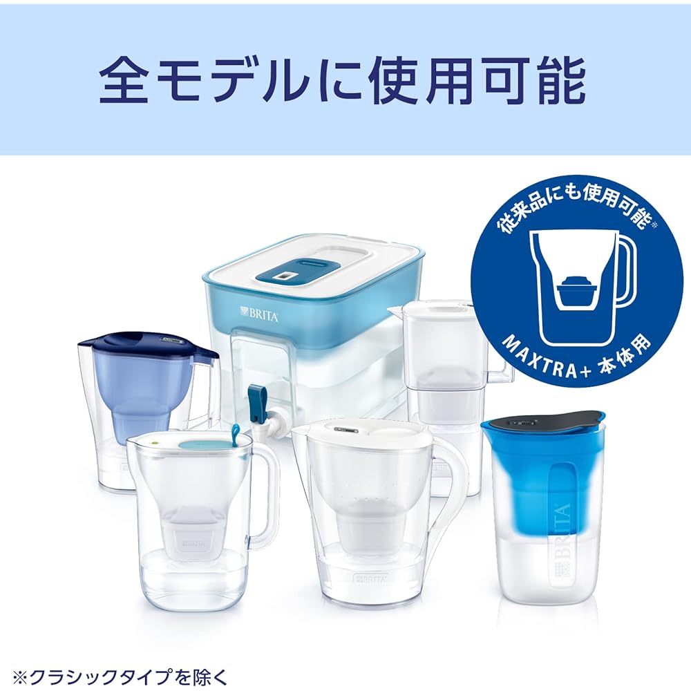 Brita Replacement Cartridge Maxtra Plus Pure Performance Set of 6 [Genuine Japanese Product]