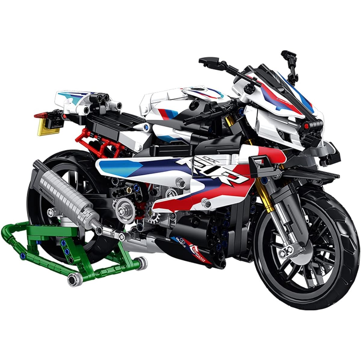 dOvOb Motorcycle MOC Building Blocks Set 912 Pieces Bricks Compatible with Major Brands