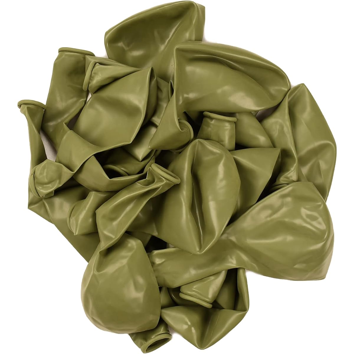 KALOR 100 Pack 12 Inch Retro Sage Green Latex Balloons Helium Balloons for Birthday Party Wedding Party Baby Shower Decorations Supplies (Sage Green)