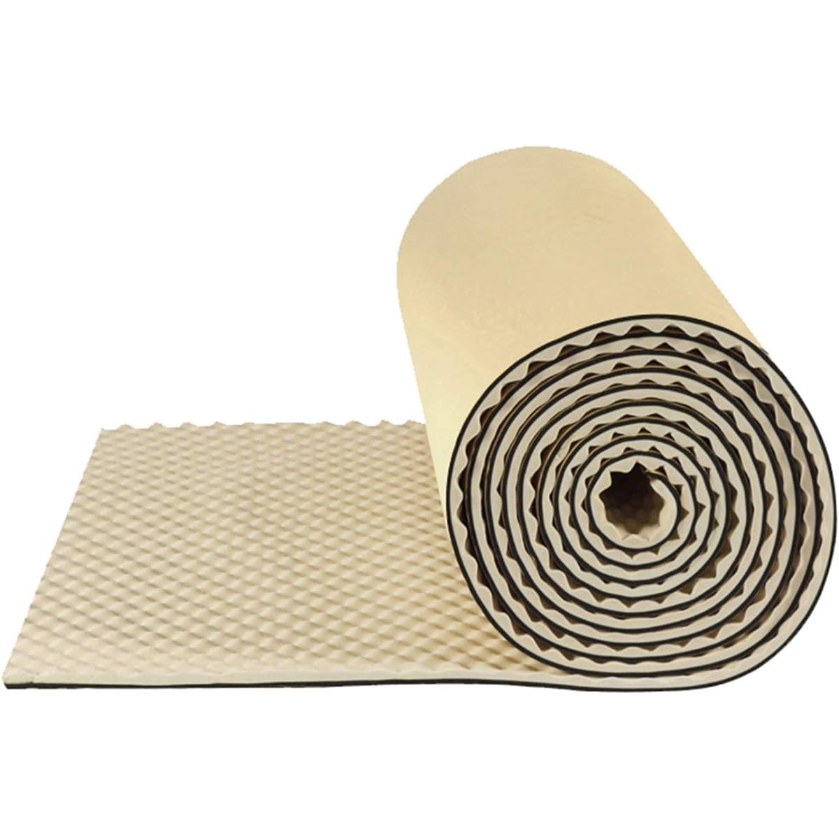 Environmental protection sound absorbing cotton, adhesive noise reduction soundproof foam multifunctional acoustic panel (gray) (beige)