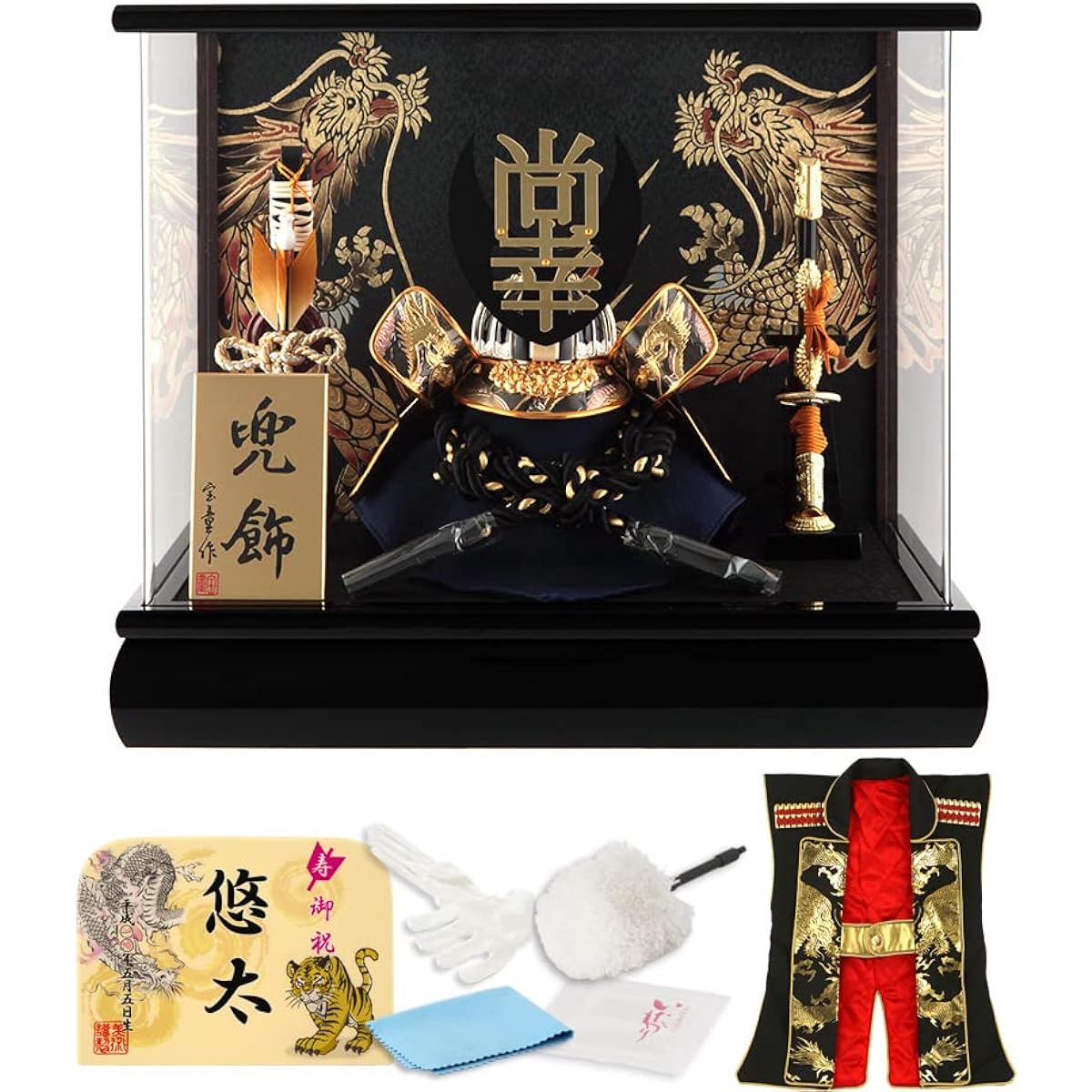 Satsuki Doll Helmet Case Decoration Helmet Decoration Made by Hodo Name Helmet No. 8 Acrylic Case h065-mm-084