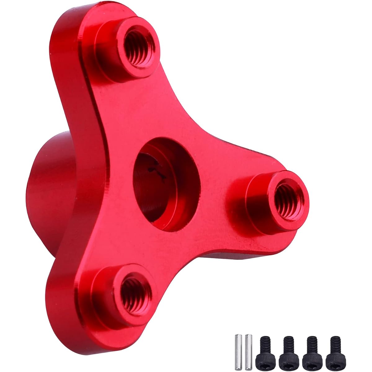 RC Gearbox Slipper Clutch Eliminator for 1/10 Traxxas Rustler VXL Slash 2WD Stampede VXL XL5 Upgrade Replacement (Red)