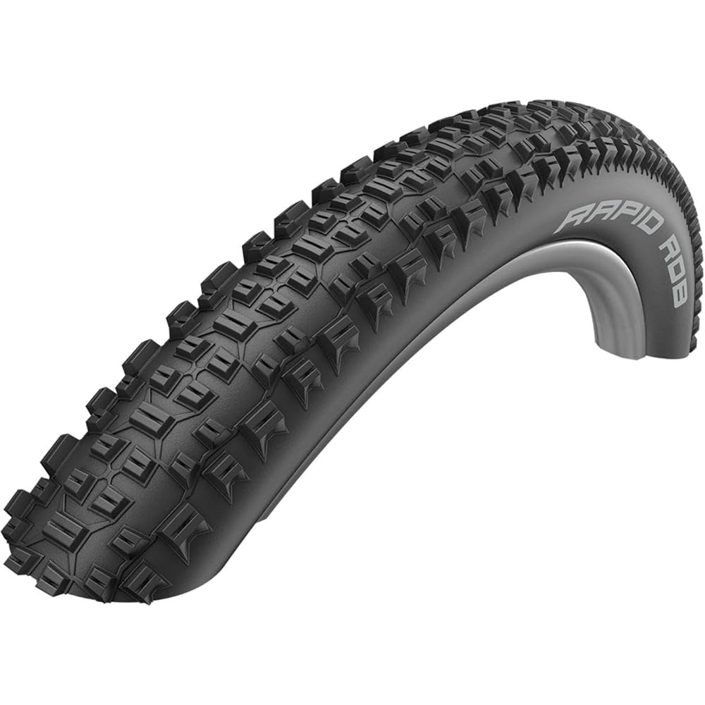 [Genuine] Schwalbe Rapid Rob 26 x 2.25 Wire Bead [MTB/All Terrain] 11101392 11101392 Black 26 x 2.25