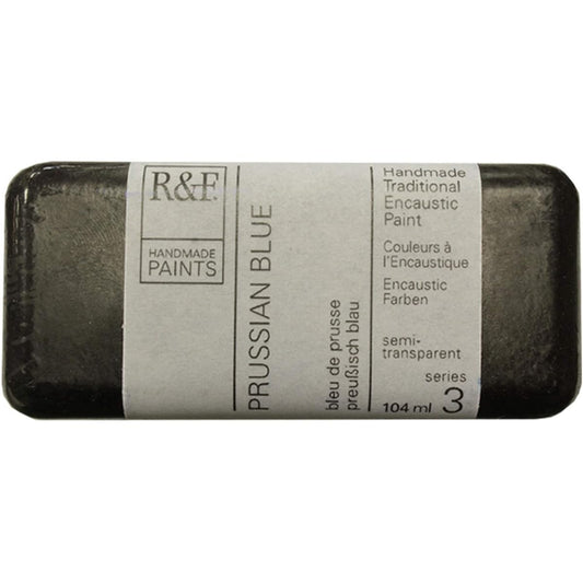 R&F 113N Encaustic Paint 104ml Prussian Blue