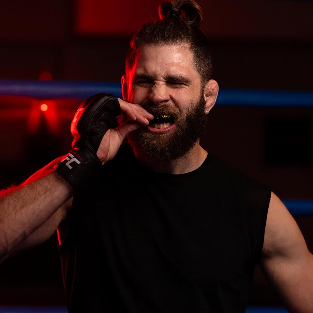 OPRO Mouthguard [Self-Fit/Gold Level] Sports Mouthpiece Made in England [Official Store] (For Children/Black & Gold)