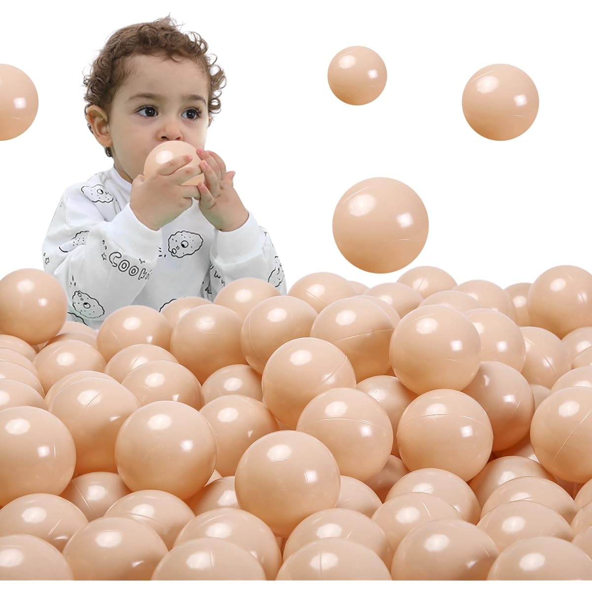 STARBOLO Ball Pit Balls - 2.75 Inch - Crushproof Plastic Toy Balls for Kids Macaron Ocean Balls for Birthday Party Games Pool