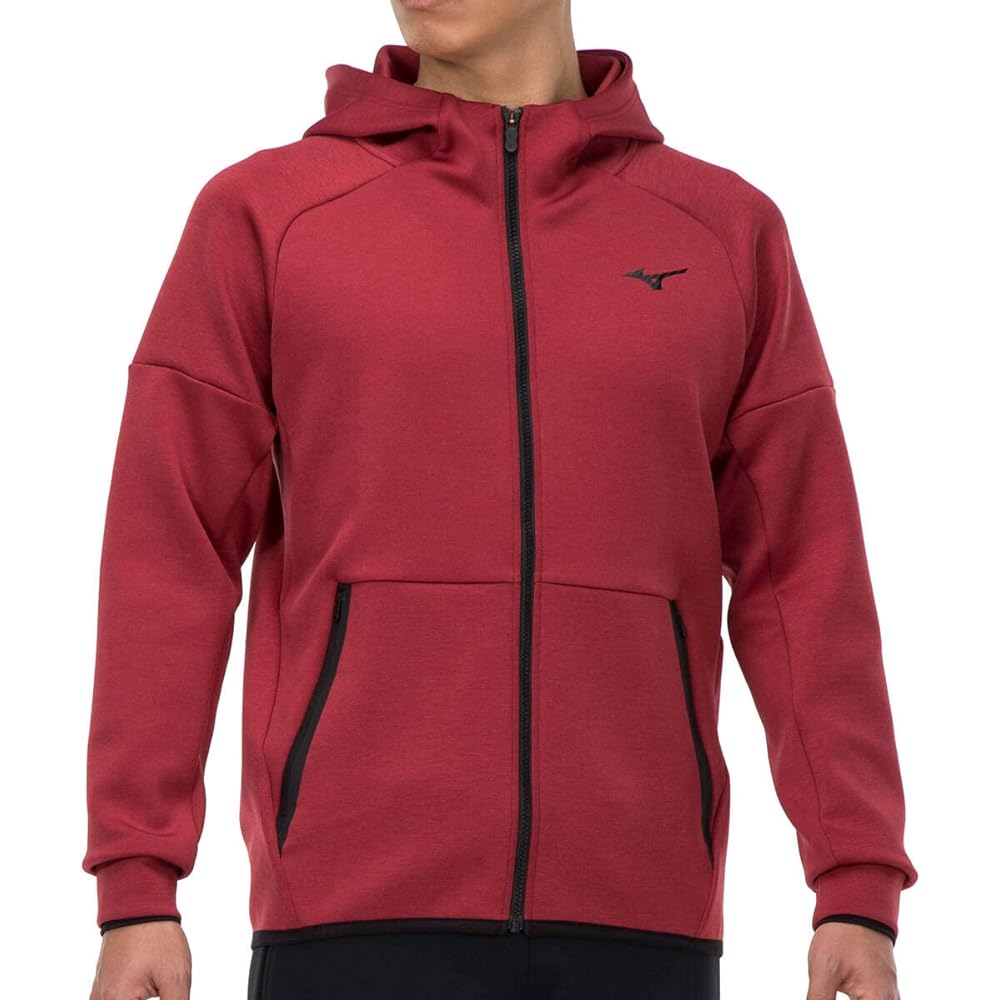 [Mizuno] Training Wear Parka Stretch Sweat Hoodie Jacket 32MC1554 Men's