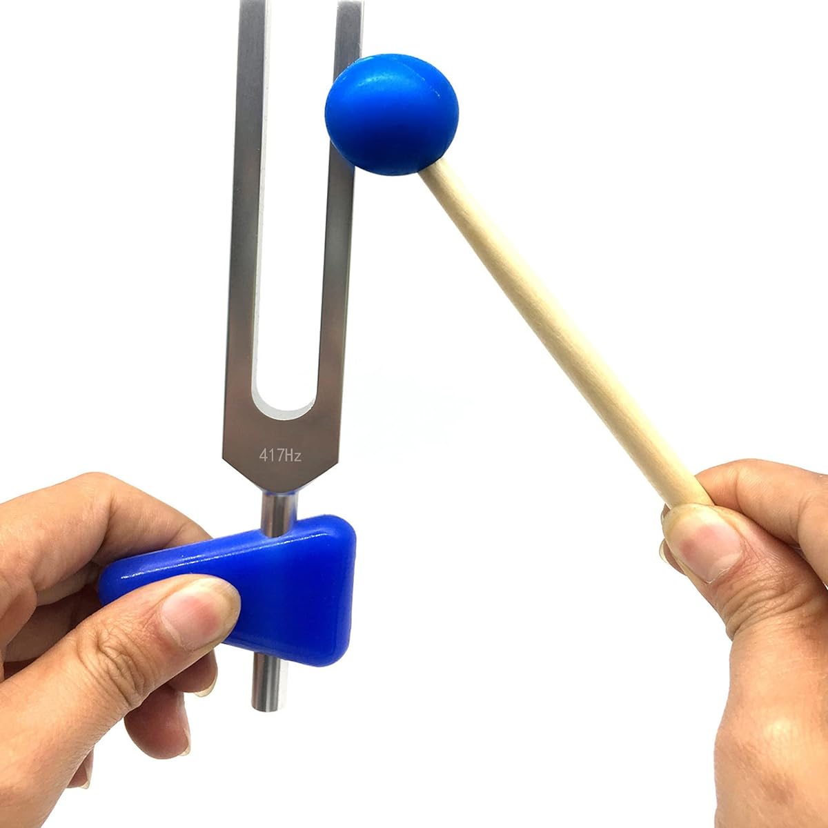 Tuning Fork 417 Hz Tuning Fork Chakra DNA Repair Healing Tuning Fork Sound Healing Fork Aluminum Alloy Professional Tuning Fork Musical Instrument