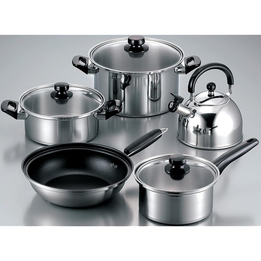 Fujinos IH Compatible Elec Master Light Mier 20cm Two Handed Deep Pot 133090