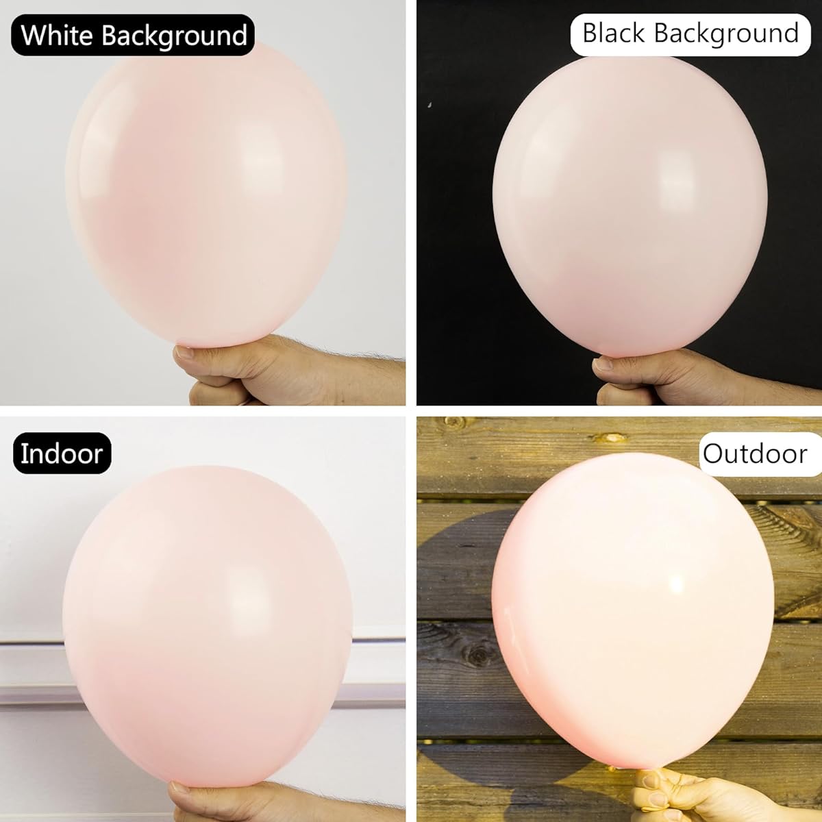 PartyWoo Pale Pink Balloons 100 Pieces 12 Inch Pink Balloons Latex Balloons Balloon Garland for Balloon Arch Party Decorations Birthday Decorations Wedding Decorations Baby Shower Decorations