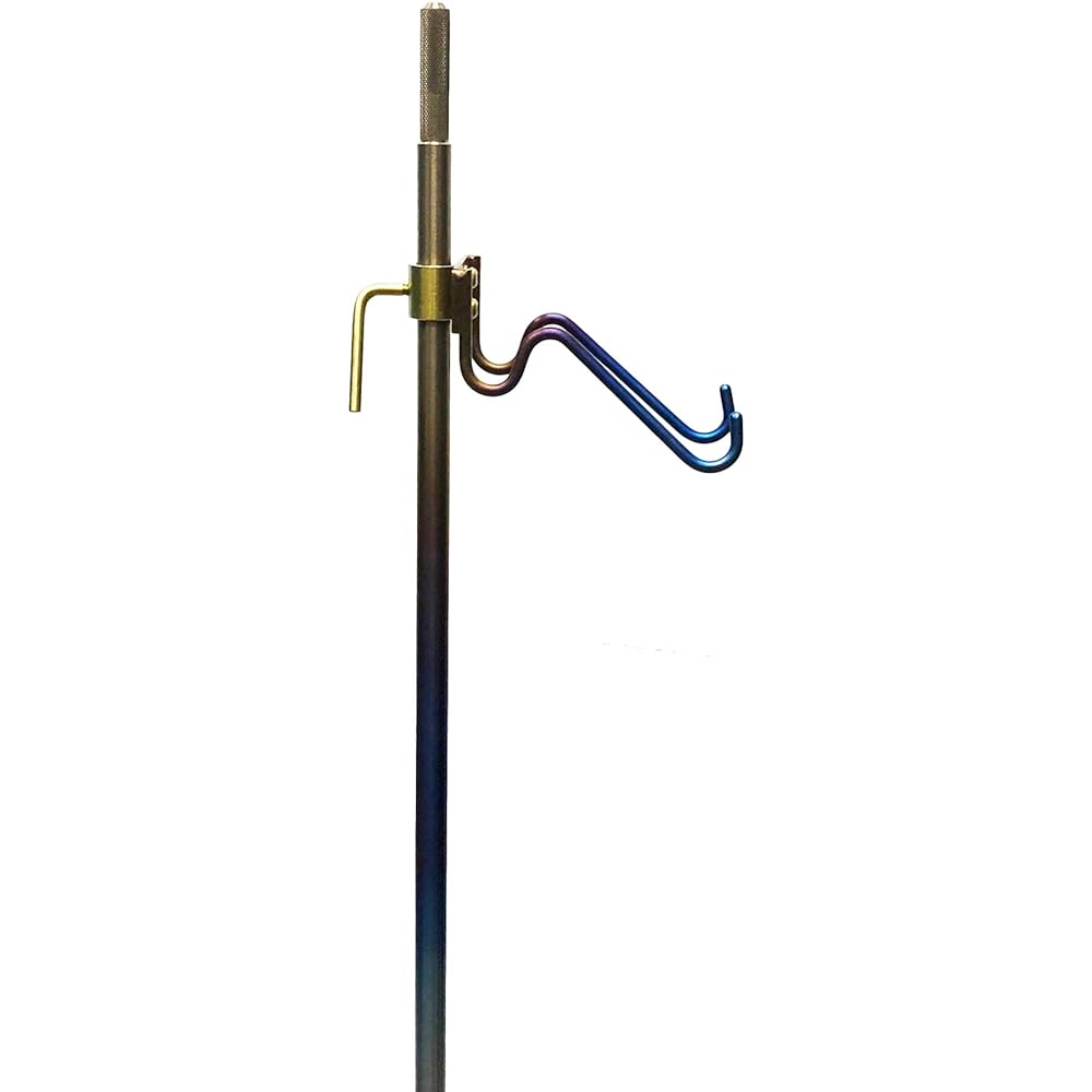 64 titanium bag bag bag bag holder exclusively for Iso Piton rainbow colored anodized