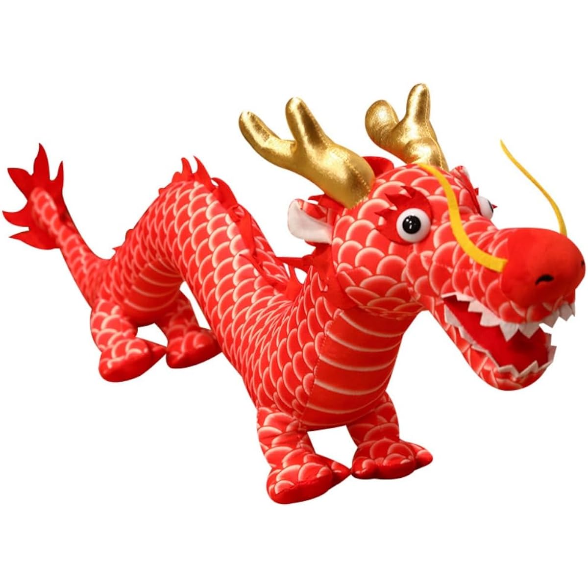Dragon Plush Toy, Dragon Plush Toy, Toy, Zodiac Dragon Figurine, Dragon, 2024, Animal Plush Toy, Body Pillow, Celebration, New Year Decoration, Birthday, New Year, Gift (150cm, Green)