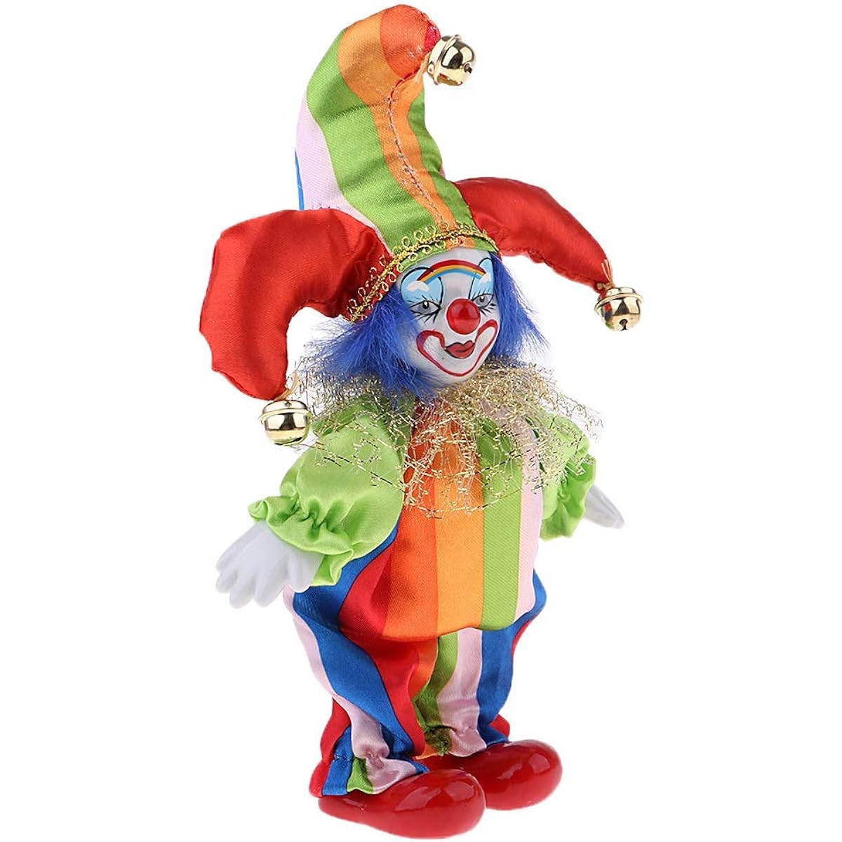 KODORIA Clown Doll Clown Figure Doll Halloween Ornament Home Table Desk Top Decor - #6