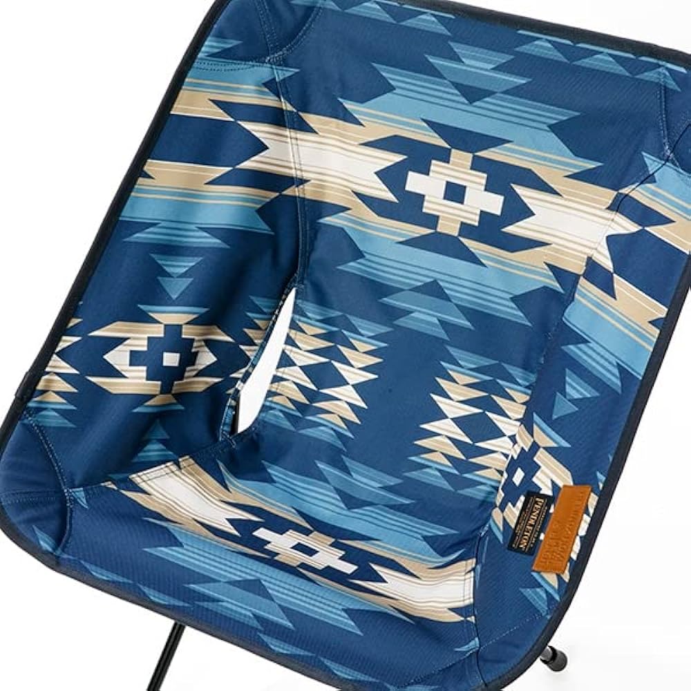 Helinox PENDLETON x HELINOX Pendleton Collaboration Chair Home Chair Camping Fishing BBQ BBQ Festival Folding Outdoor Chair Lightweight Genuine Japanese Product Moonlight Mesa