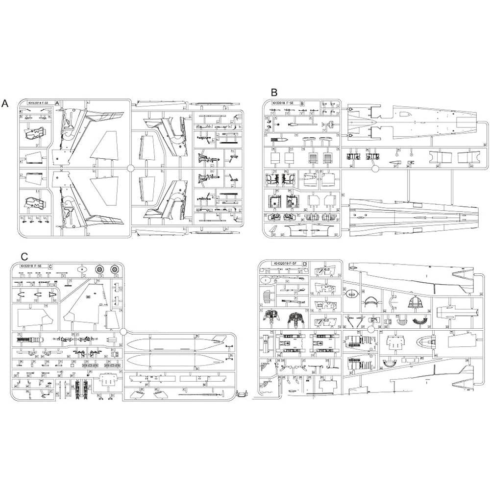 Storm Factory 1/32 US Army F-5F Tiger 2 Two-Seat Training Fighter US Navy VFC-111/US Marine Corps VMFT-401 Plastic Model SFY32002