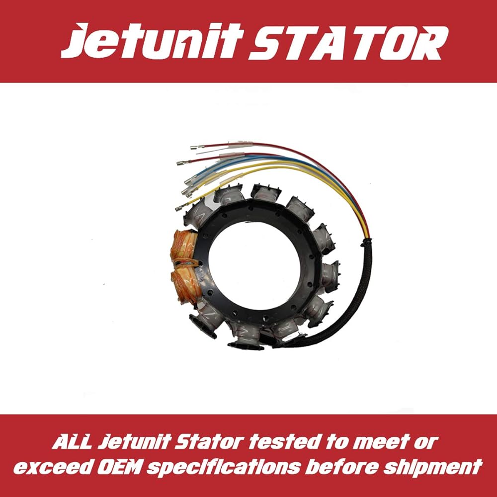 [6.21-6.22 20% off] JETUNIT Genuine Outboard Motor 16 Amp Stator Assy Magnet Coil Mercury 40-125hp 2,3&4 Cylinder 174-9710K1 398-818535A18 398-9710A28 398 -98733 A32 F747095