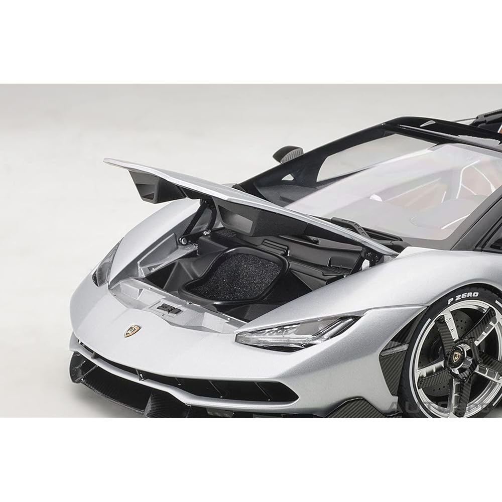 AUTOart 1/18 Lamborghini Centenario Roadster Matte Metallic Silver Finished Product