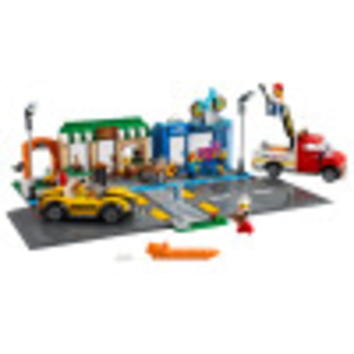 LEGO City Shopping Street 60306 Assembly Kit for Kids Cool Assembly Toy 2021 (533 Pieces)