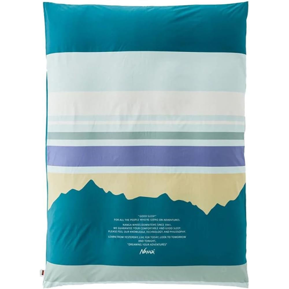 NANGA DUVET COVER NANGA SQUARE DREAMS S Duvet cover Single size 150cm x 210cm SMOKY GREEN S