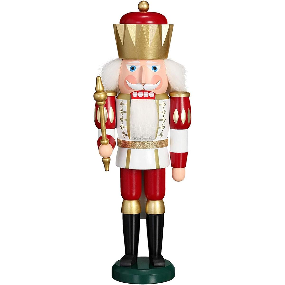 Nutcracker king red height 39 cm Erzgebirge Seiffen folk art original SV 11251