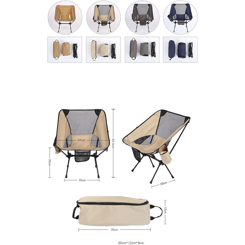 Folding Chair, Low Type, Compact, Outdoor Chair, Nursing Care, Disaster, Evacuation Shelter, Emergency Bed, Camping, Biker, Backpacker, Surf (Gray)